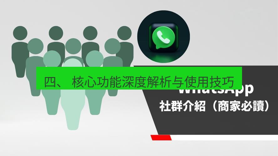 whatsapp官网 四、 核心功能深度解析与使用技巧