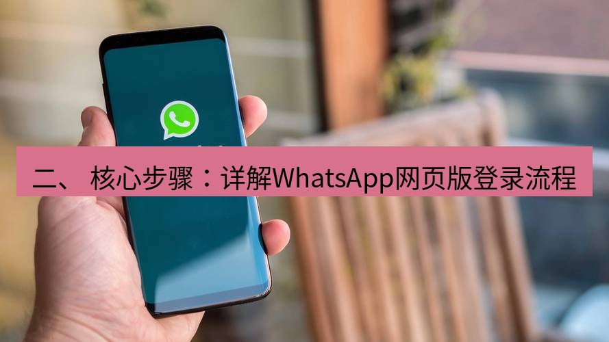 whatsapp官网 二、 核心步骤：详解WhatsApp网页版登录流程